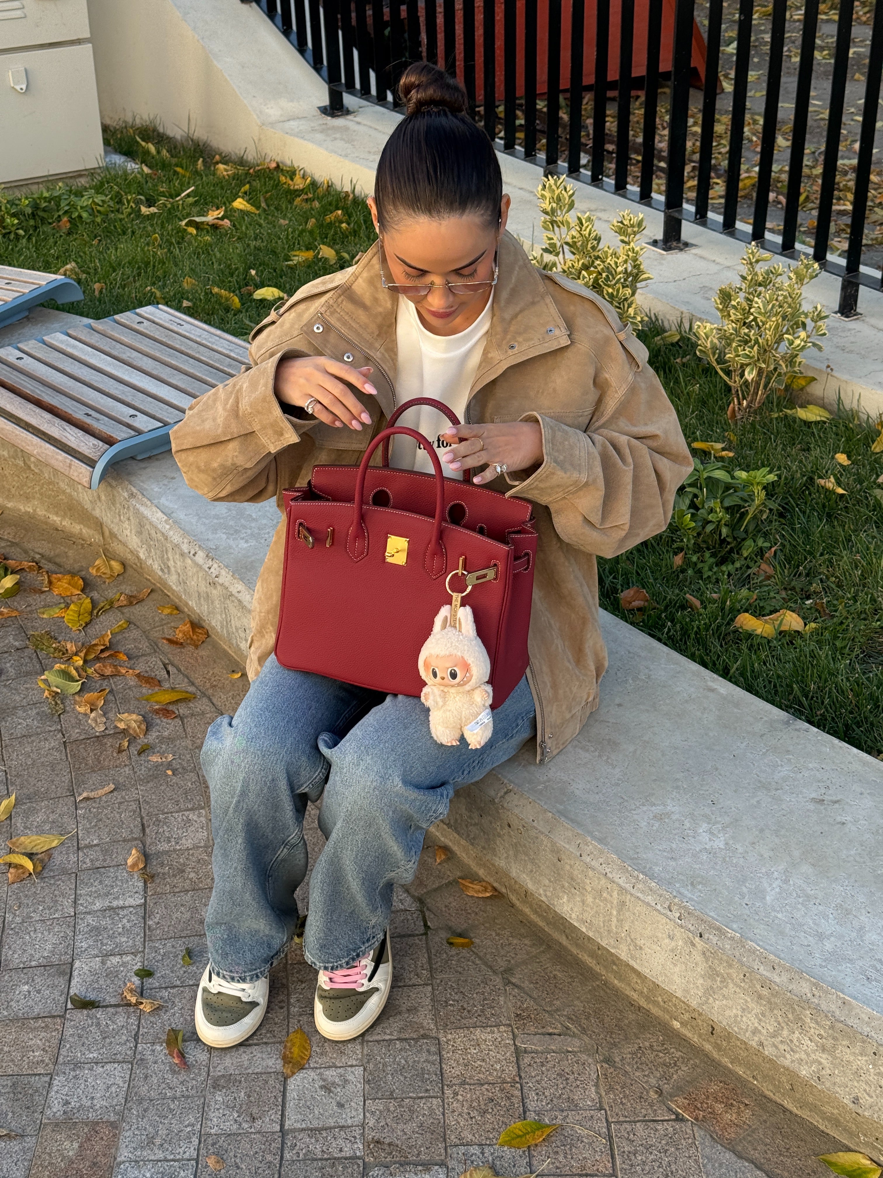 SAC AMELIA - ROUGE 30 cm