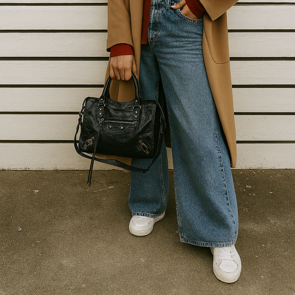 SAC COURS ELISE - NOIR 30 cm