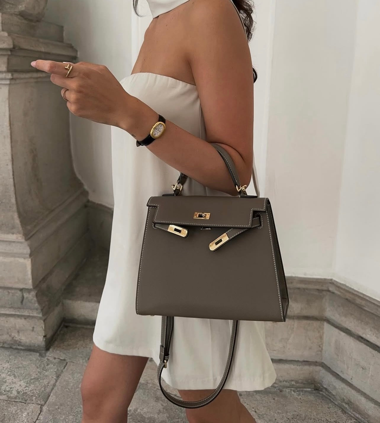 SAC ALMA- GRIS 22 cm