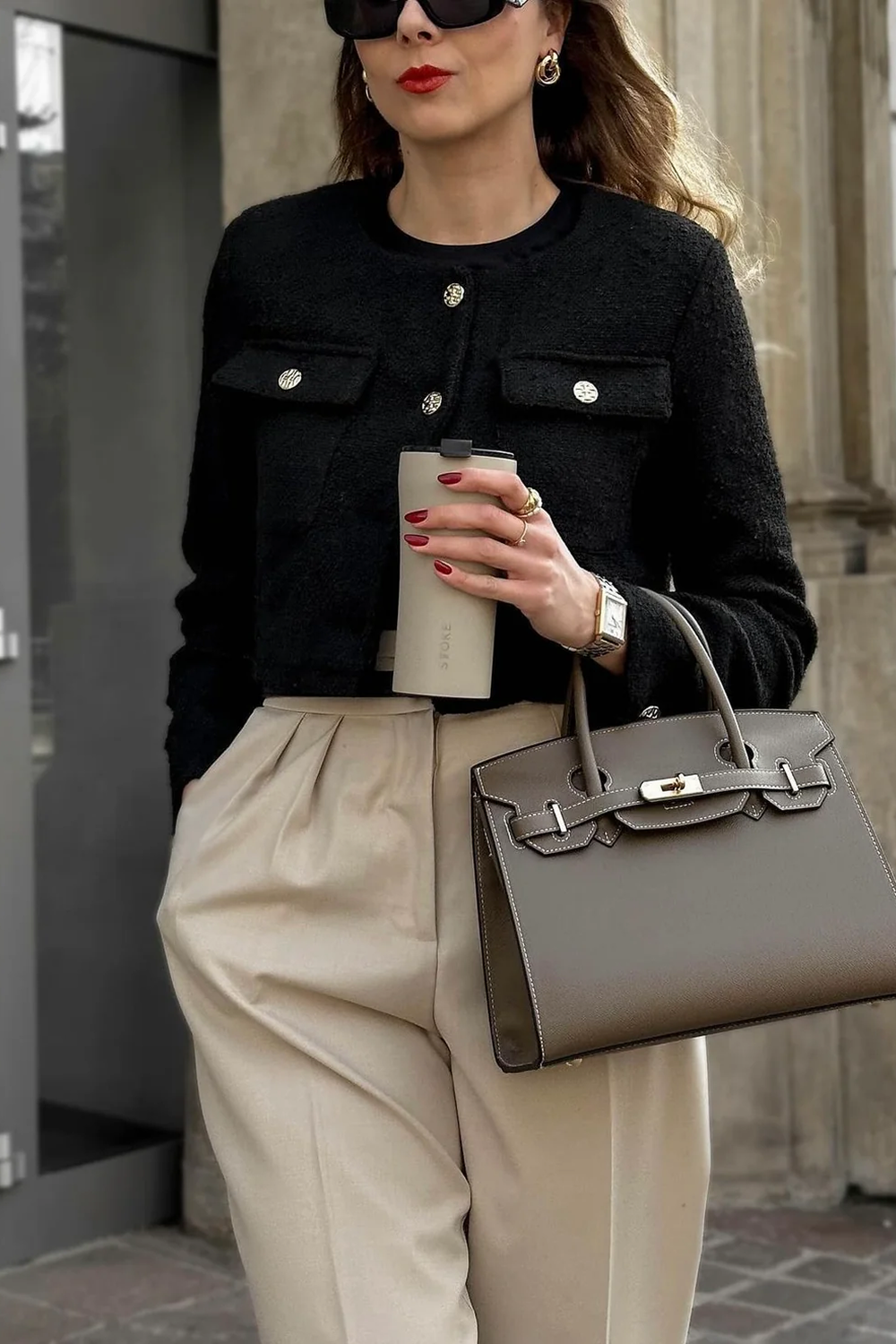 SAC AMELIA - GRIS 30 cm